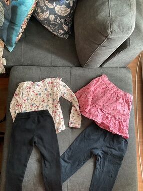 EUC Lot of Gap Kids Pants Skirt Shirt Size 5